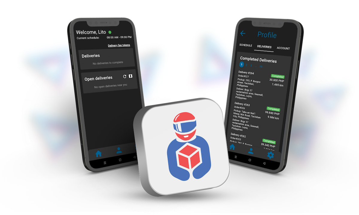Paytaca Rider App Interface
