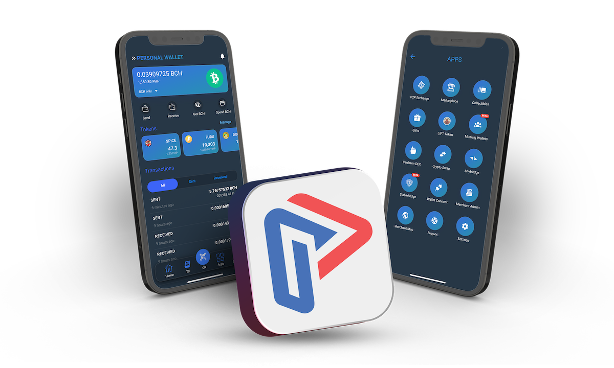 Paytaca Wallet App Interface
